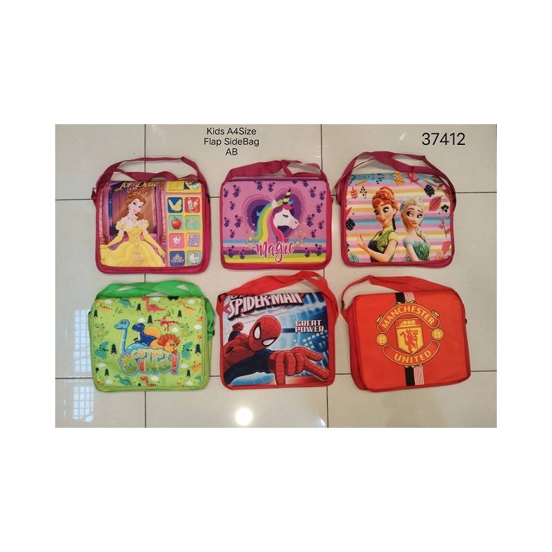 Kids A4Size Flap SideBag AB