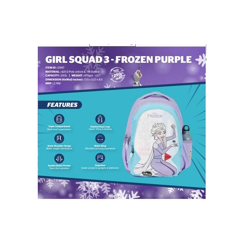 Girl Squad 3 Frozen Purple