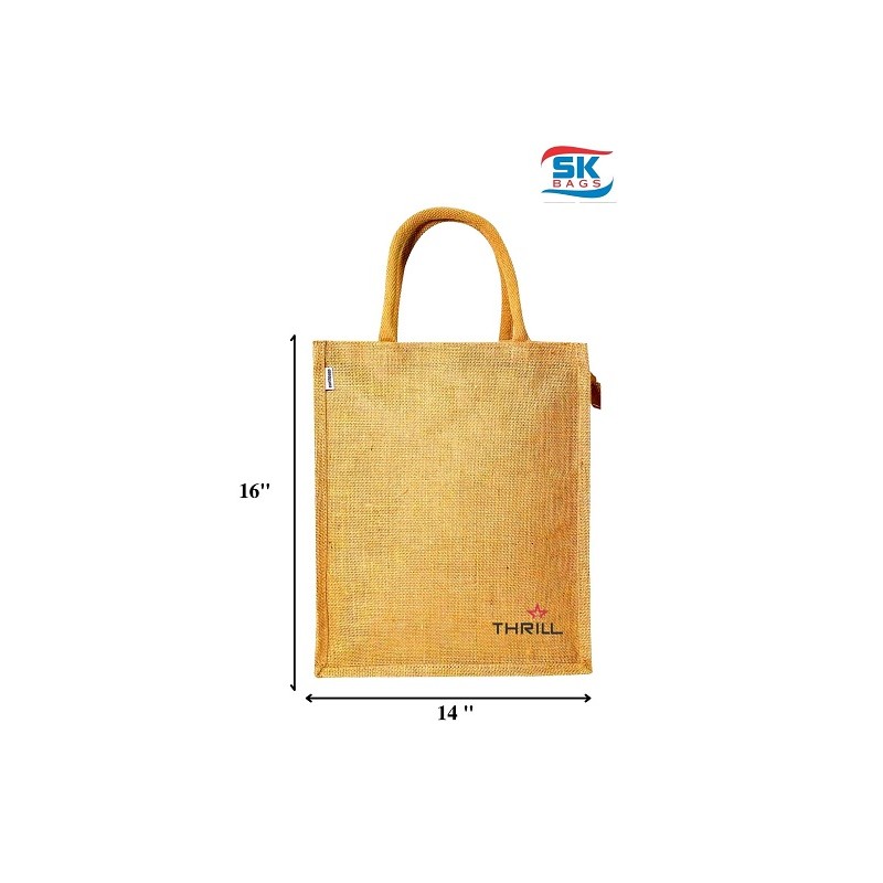 16*14 Jute Kd  Plain Zip SB