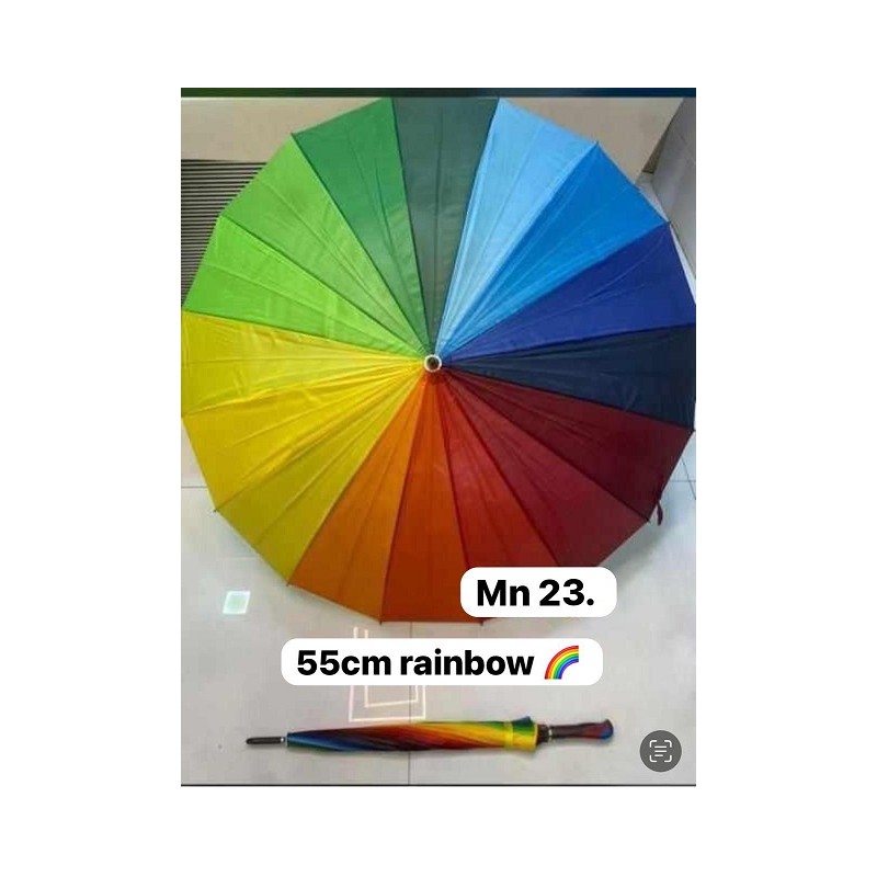 Long 50cm RainBow Hndl Chatri