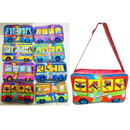 Kids Bus Digital Sling Bag AB