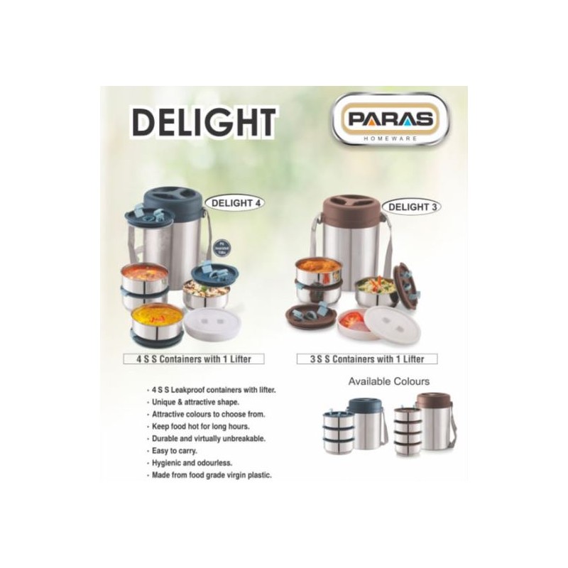 Delight 3 Tiffin Paras