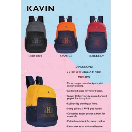 Kavin Yellow TH BackPack