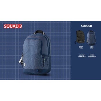 Squad 3 Twill Black