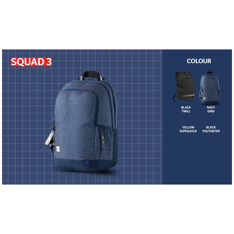 Squad 3 Twill Black