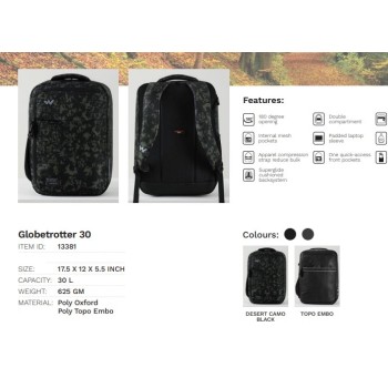 Globetrotter 30 XTopo Embo Black