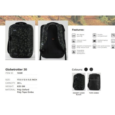 Globetrotter 30 XTopo Embo Black