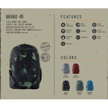 Bravo 45 Digi Camo Red