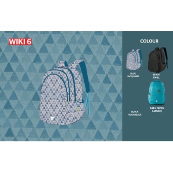 Wiki6 Jacquard Blue