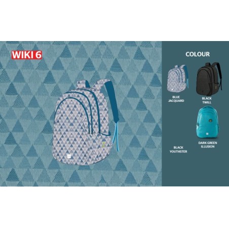 Wiki6 Jacquard Blue