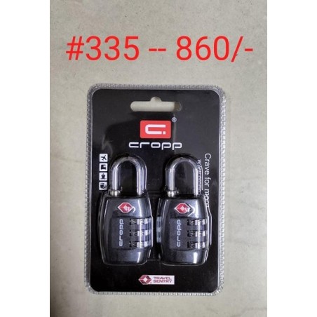 335 TSA Lock 2Pc Cropp