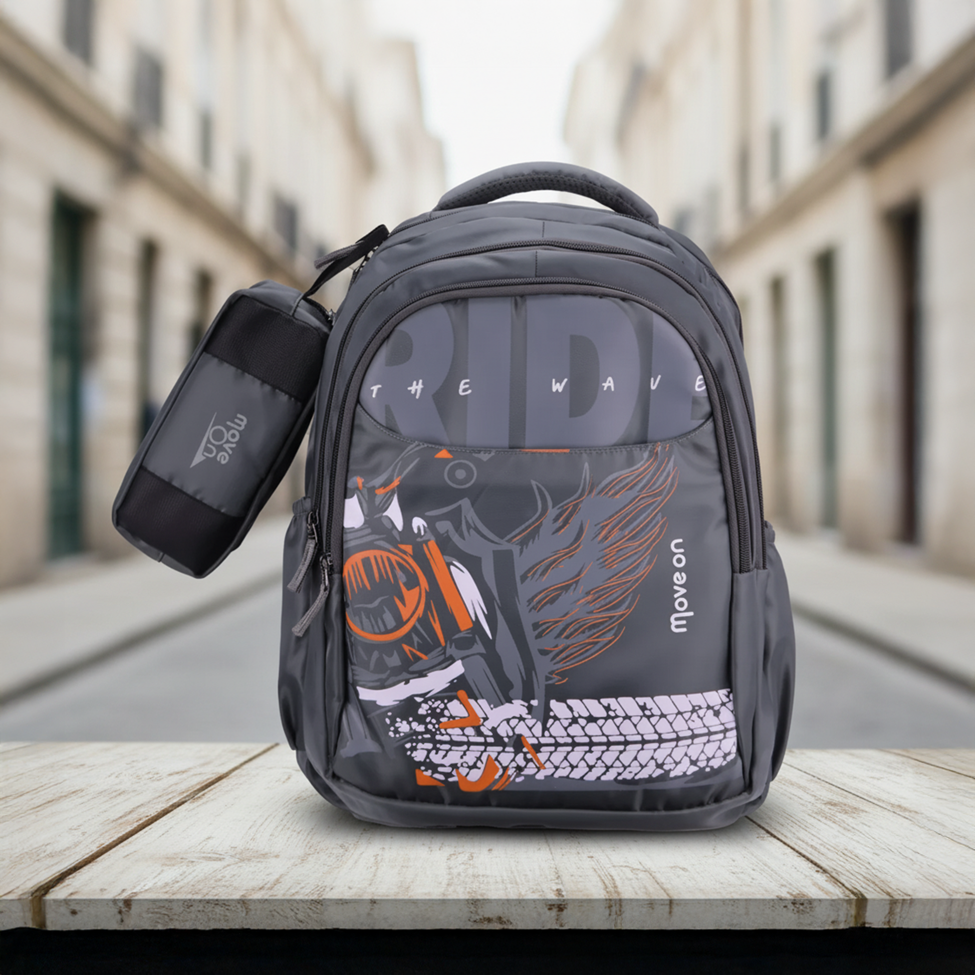 Boy backpack -Gray