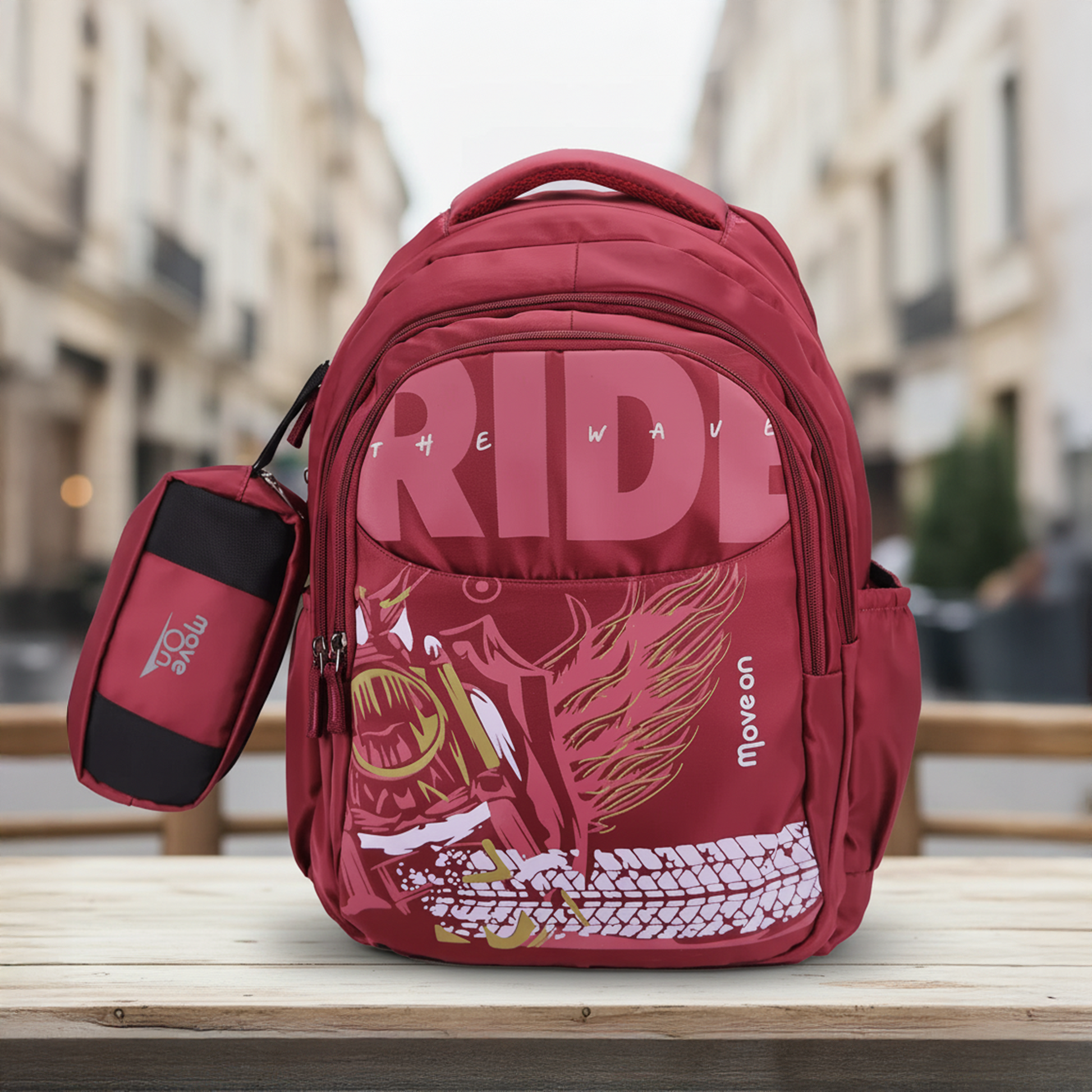 Boy backpack -Maroon