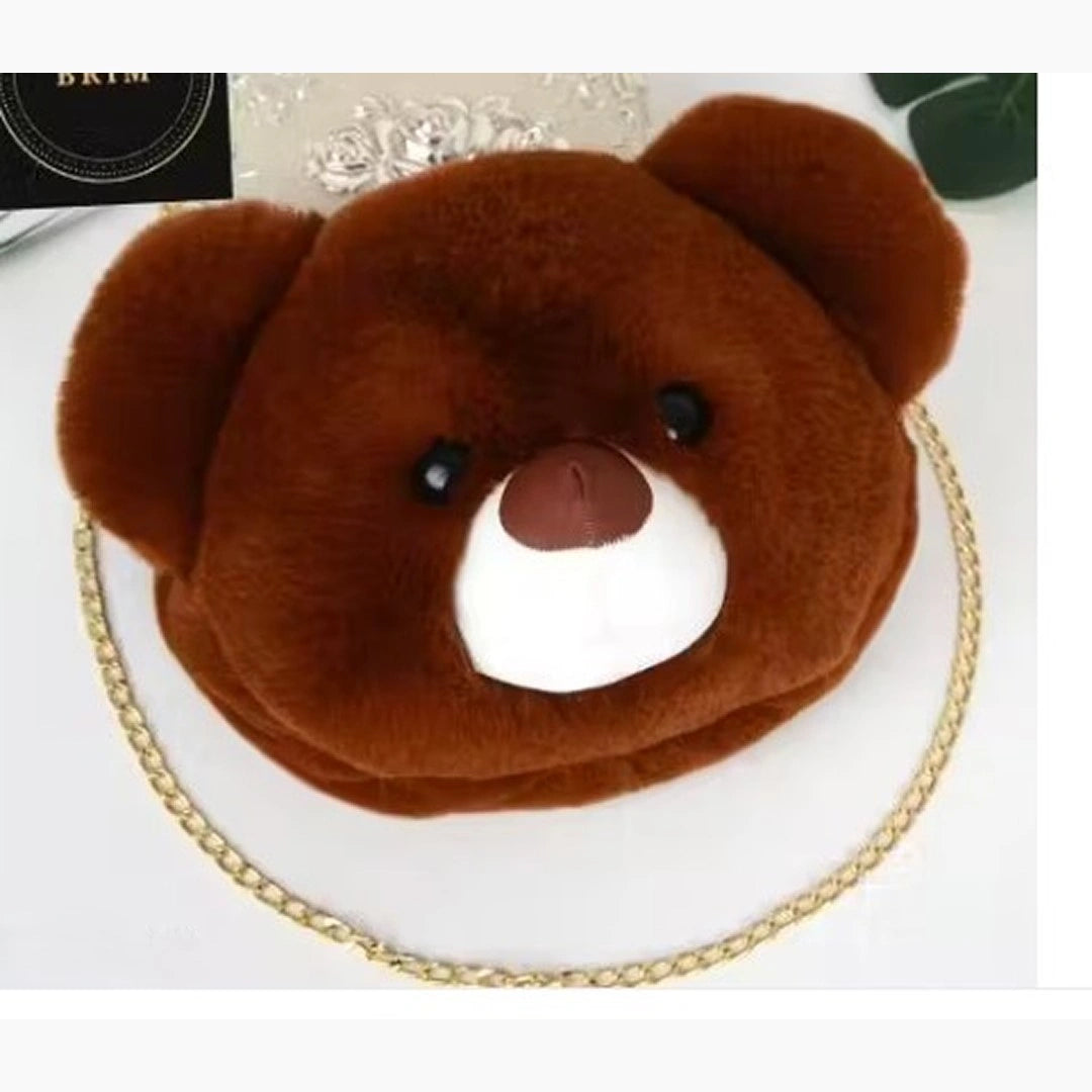 Bear Face Soft Sling -Brown