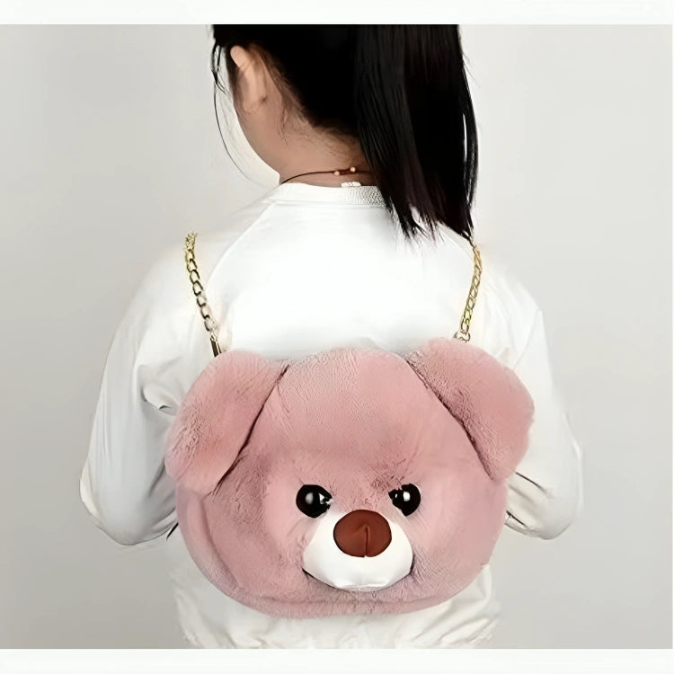 Bear Face Soft Sling -Pink