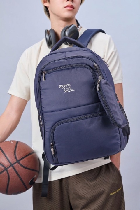 Albany Laptop Backpack for Men & Women – Durable Office, Travel & College Bag -Navy