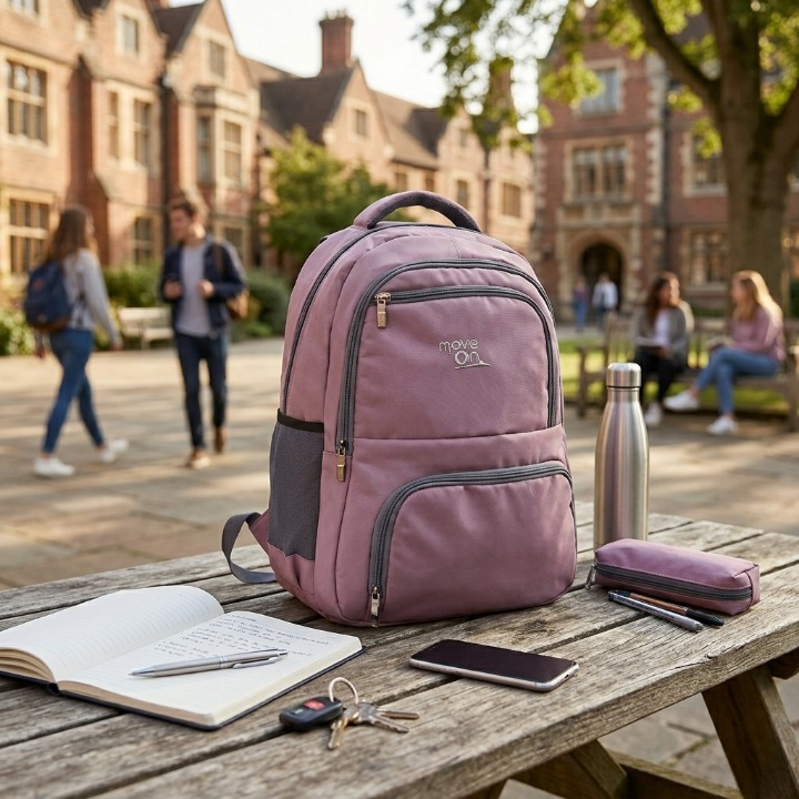 Albany Laptop Backpack for Men & Women – Durable Office, Travel & College Bag -lite purple