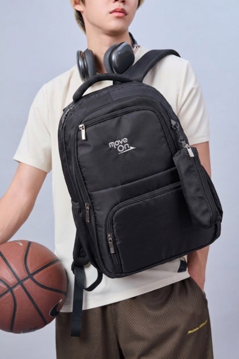 Albany Laptop Backpack for Men & Women – Durable Office, Travel & College Bag -Black