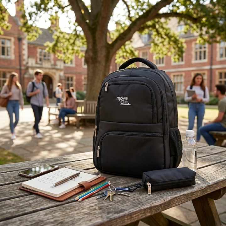 Albany Laptop Backpack for Men & Women – Durable Office, Travel & College Bag -Black