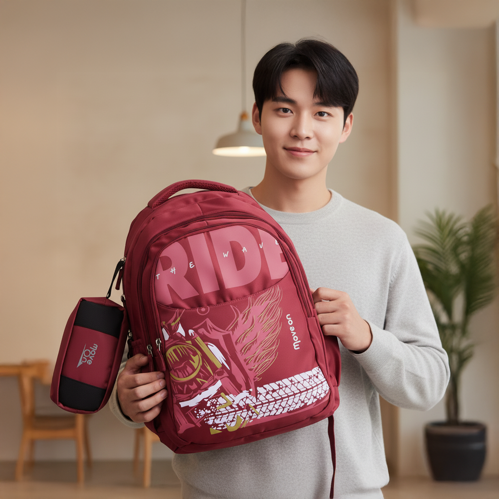 Boy backpack -Maroon