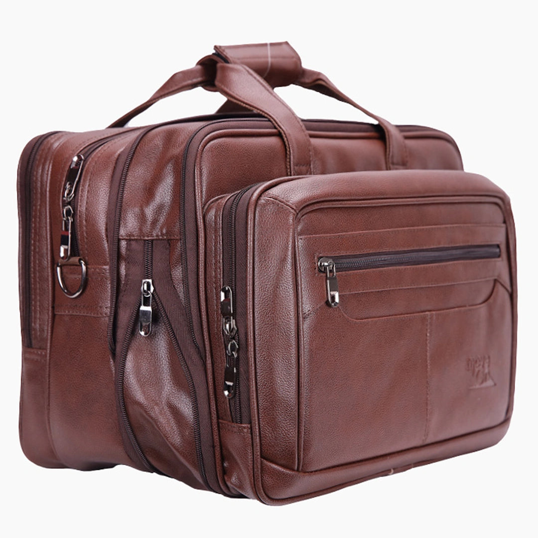 Sagrada Office Bag -Brown