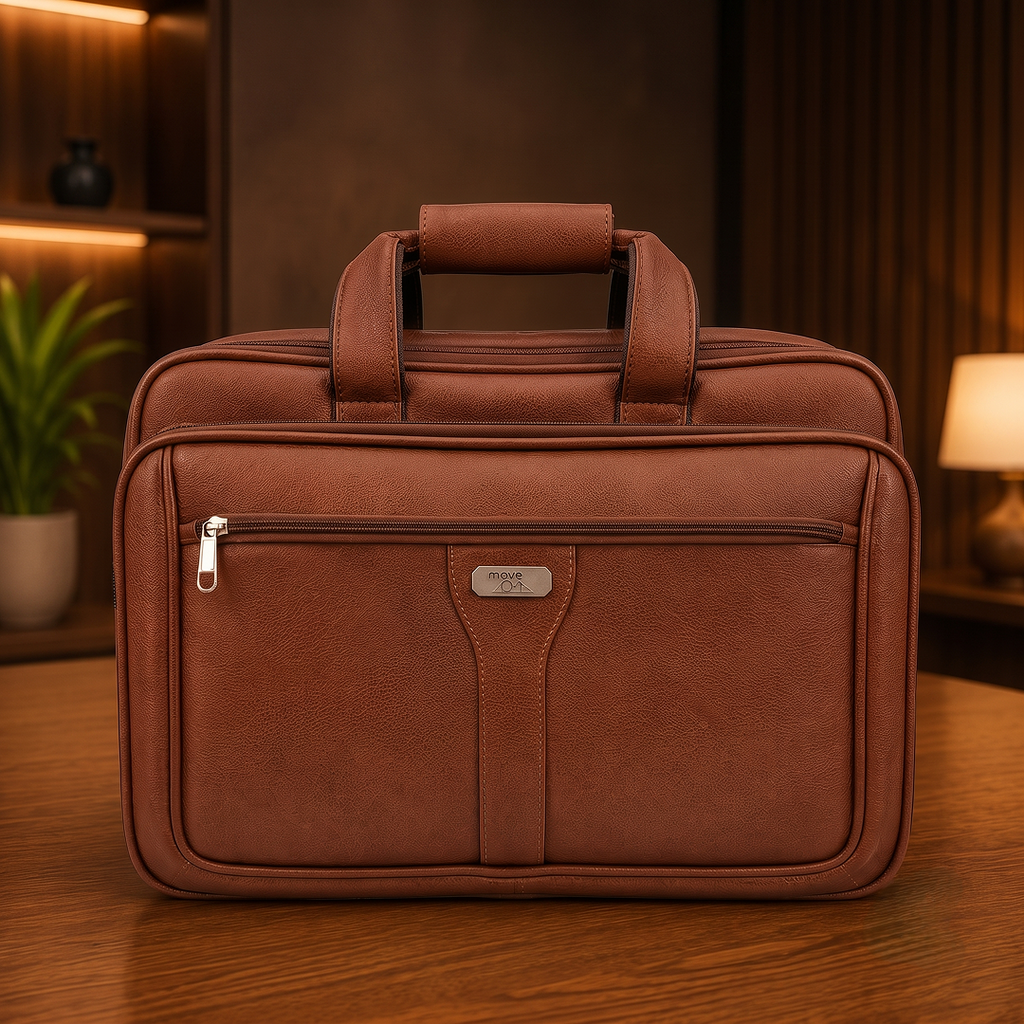 Kremlin Executive Laptop Bag -Tan