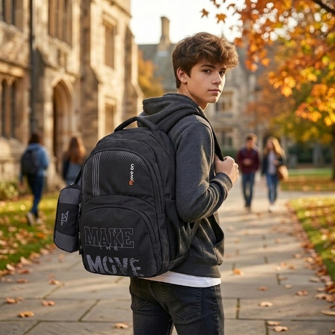 Comando School Bag -Black