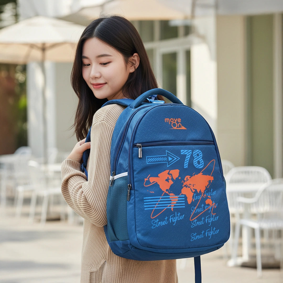 PocaTello Laptop Backpack – Durable & Light Weight -BLUE