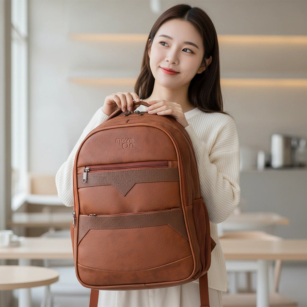 Valdosta Backpack – Simple, Stylish & Ready for Daily Use. -TAN