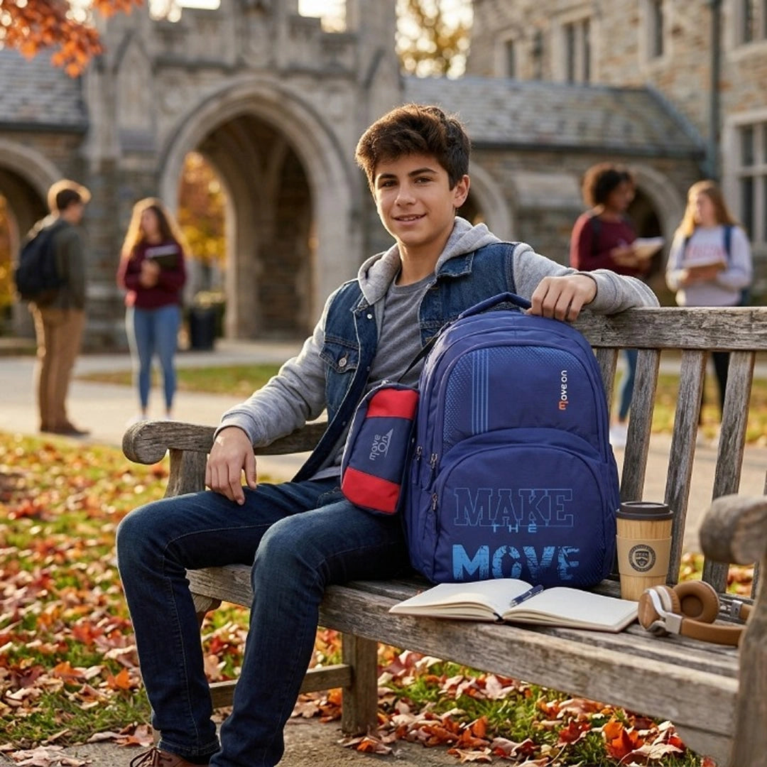 Comando School Bag -Navy
