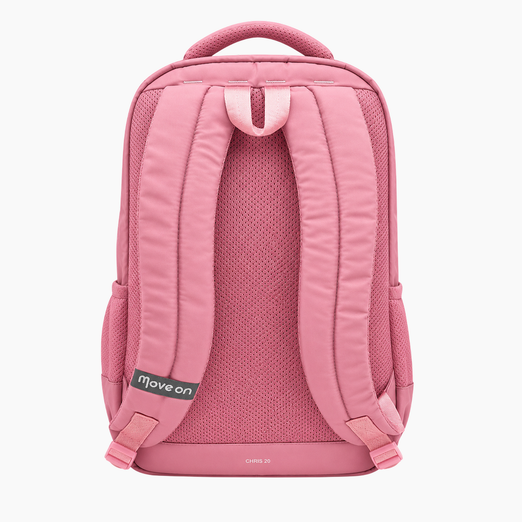 Chris Backpack DurableStylish & Comfortable -dark pink