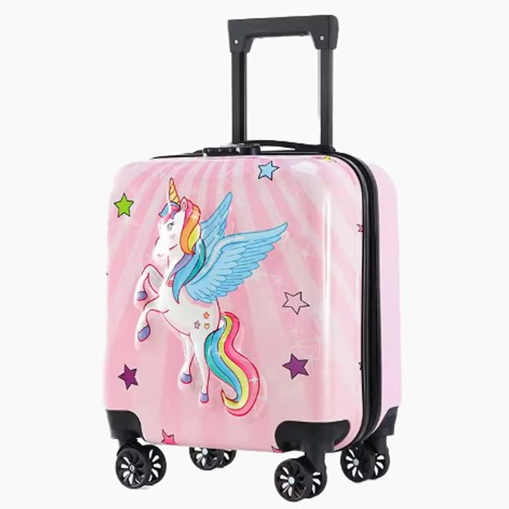 Kids Cartoon Travel Trolley Bag Lightweight Carry On Suitcase for Children -Unicon