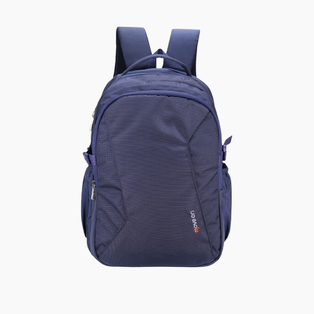 Blue backpack on a white background -Navy