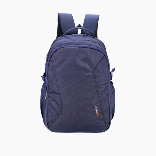 Blue backpack on a white background -Navy