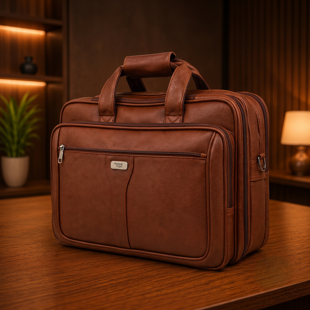Kremlin Executive Laptop Bag -Tan