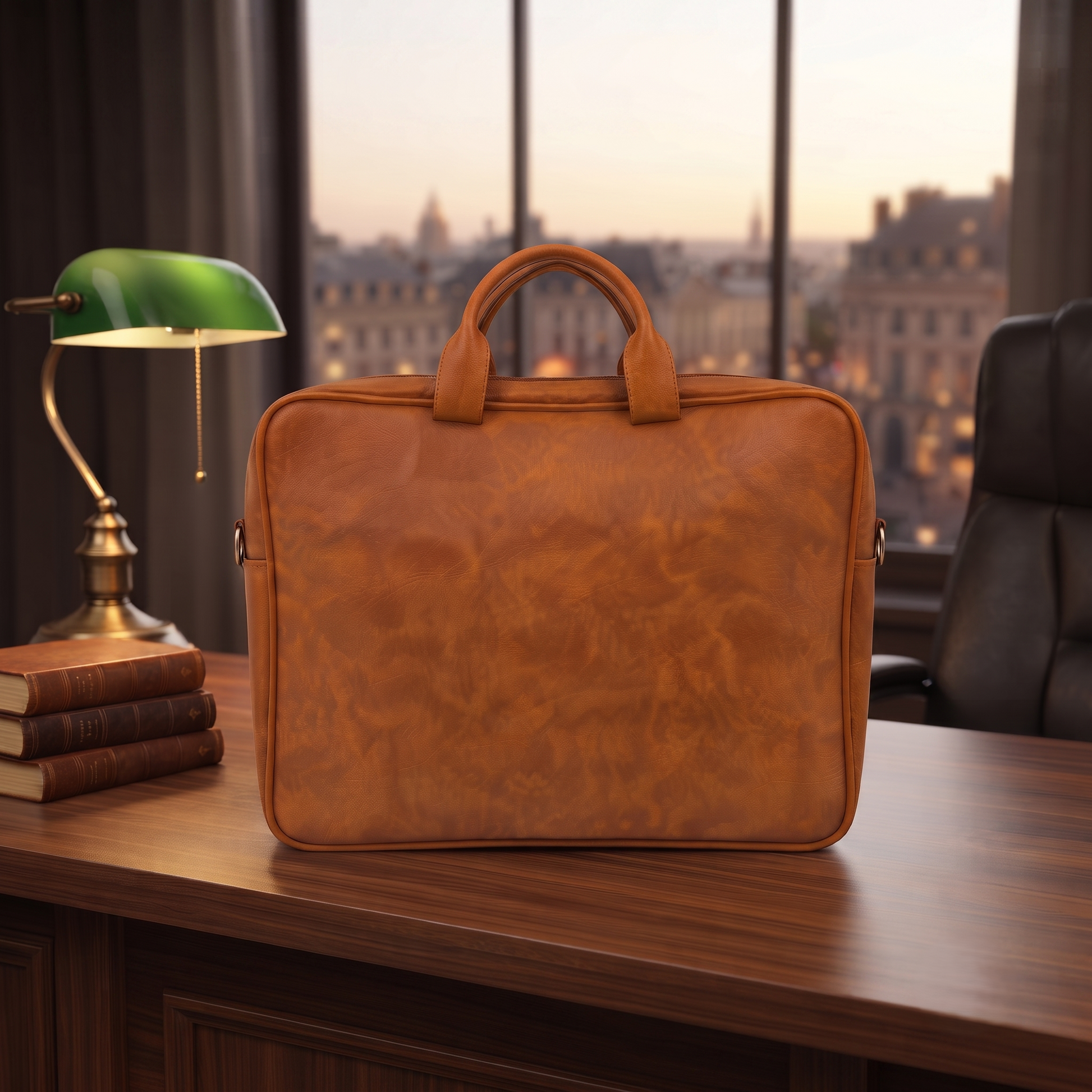 Hagia Office Bag -TAN